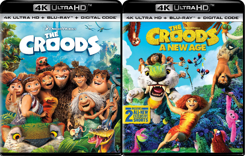 《疯狂原始人》两部合集（2013/2020）4K蓝光HDR杜比视界 - 国英双语音轨TrueHD7.1/多版本特效字幕 | 原始家庭的冒险之旅（S01豆瓣top172）