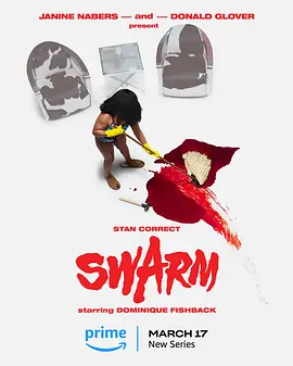 《蜂群 Swarm》(2023) 【剧情/喜剧/惊悚/美国】全7集 1080P 8.5G 唐纳德·格洛弗暗黑讽刺剧 | 当追星文化变成致命迷恋 | 细思极恐的饭圈寓言