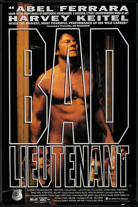 《坏中尉》 (1992) 【犯罪/美国/剧情】 | 哈威·凯特尔演技巅峰 | 堕落警察的残酷救赎