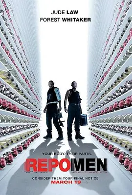 《重生男人》 (2010) 【美国/剧情/动作/科幻/惊悚/犯罪】 | 人造器官时代的致命追债 | 裘德·洛领衔的反乌托邦猎杀
