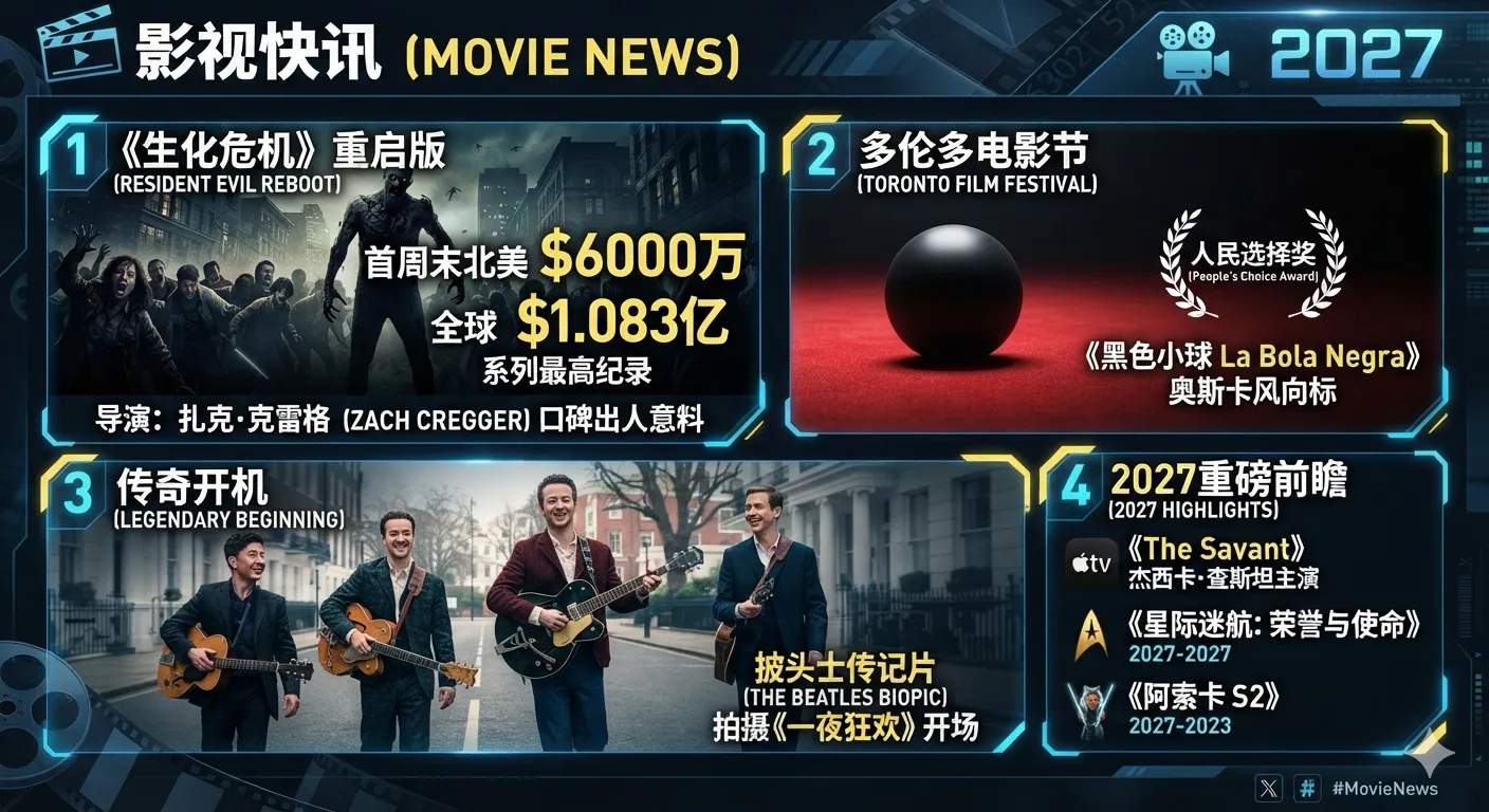 影视快讯: 20260921 影视圈速览